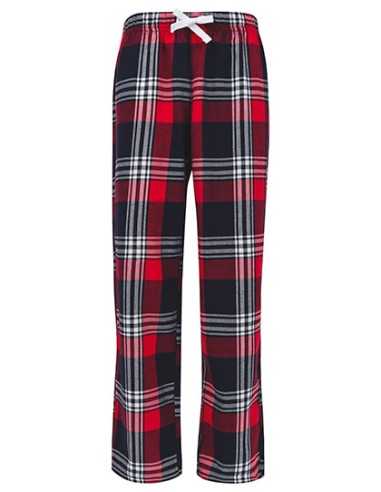 S-SM083-Kids Tartan Lounge Pants